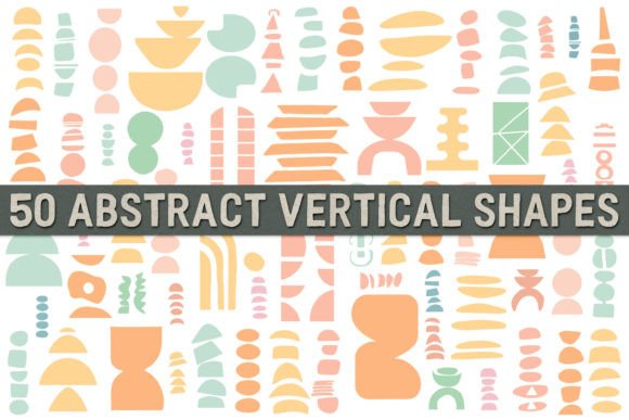 Download Vertical Abstract Shapes PNG and Brushes - Abstract shapes Collection