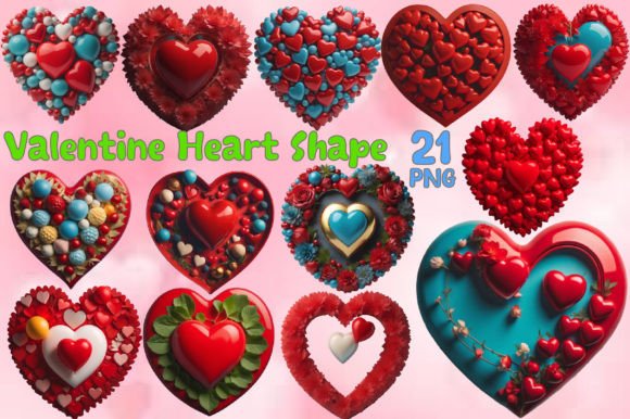 Download Valentine Heart Shape Illustrations - Illustrations Collection