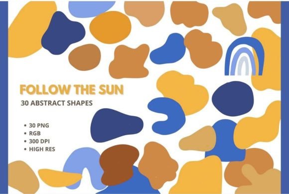 Download Follow the Sun - 30 Abstract Shapes PNG - Abstract shapes Collection