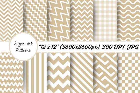 Download Soft Pastel Beige Stripes Digital Paper - Beige Collection