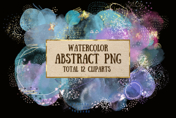 Download Watercolor Abstract Shapes PNG - Abstract shapes Collection